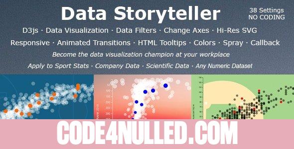 Data Storyteller v1.0 - Responsive SVG Bubble Chart Visualization (D3js & jQuery)