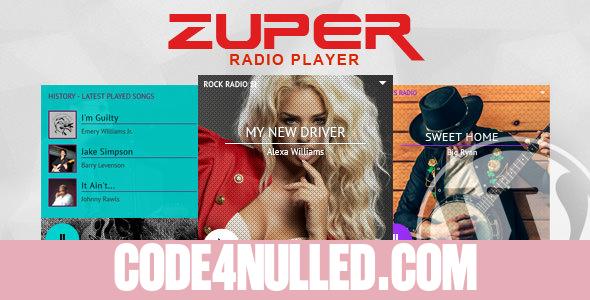Zuper v1.4.3 - Shoutcast and Icecast Radio Player With History