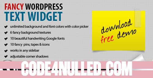 Fancy Text Widget v1.5