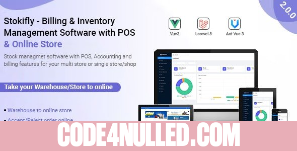 Stockifly v2.0.0 - Billing & Inventory Management with POS and Online Shop