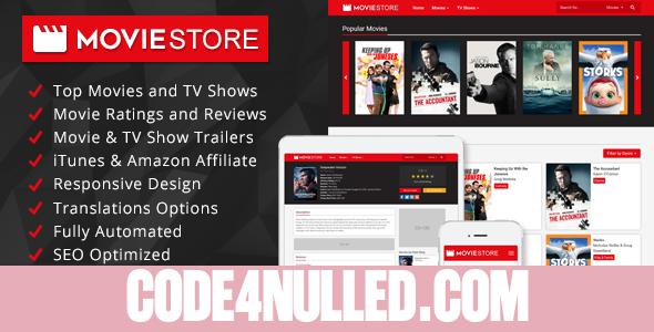 MovieStore v1.1 - Movies and TV Shows Affiliate Script