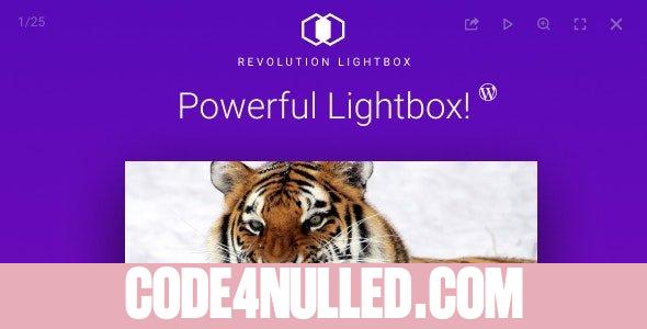 Revolution Lightbox Wordpress Plugin v2.0