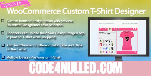 WooCommerce Custom T-Shirt Designer v2.0.8
