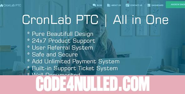CronLab PTC v2.2 - All in One Script for PTC, HyIp, Crypto Trade & Money Investment