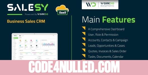 Salesy SaaS v3.7 - Business Sales CRM - nulled