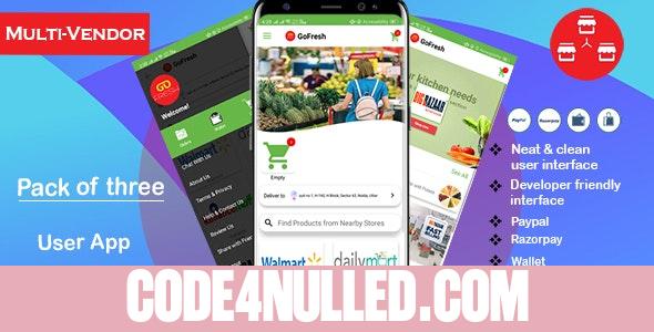 Multi Vendor Grocery Android App with Backend v1.0.1 - Bigbasket Grofers Happyfresh Clone