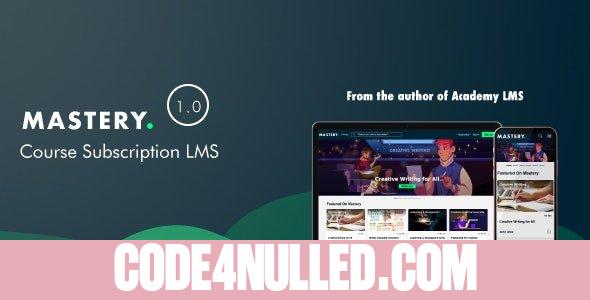 Mastery Lms v1.0 - Course Subscription System
