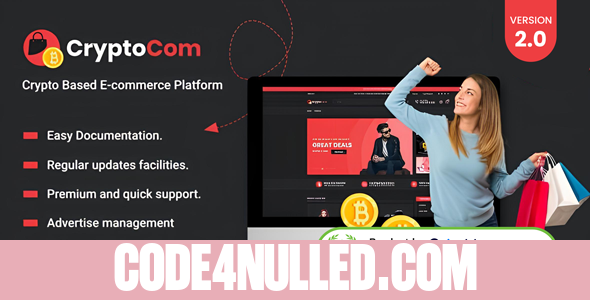 CryptoCom v2.0 - Crypto Based Ecommerce Shopping Platform - nulled