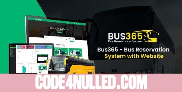 Bus365 v6.2 - Bus Reservation System with Website - nulled