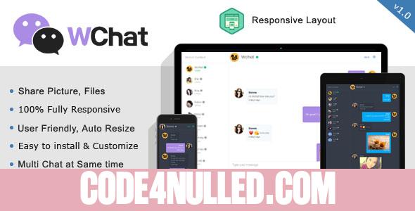 Wchat - Fully Responsive PHP/AJAX Chat