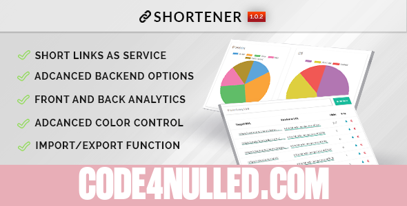 Shortener v1.0.3 - Short Links Application with Analytics