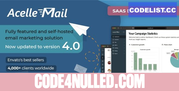 Acelle 4.1.5 p22 - Email Marketing Web Application - nulled