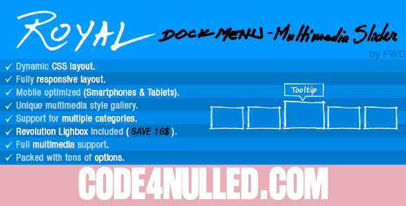 Royal Dock Menu Multimedia Slider v1.0
