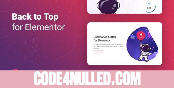 Uper v1.0.4 - Back to Top Button for Elementor