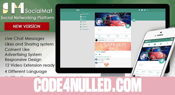 SocialMat v1.3 - Social Networking Platform