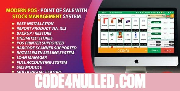 Modern POS v3.2 - Point of Sale with Stock Management System