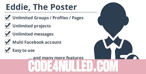 Eddie, The Poster - Facebook multi account post schedule