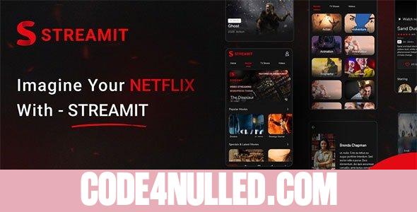 Streamit v5.0 - Movie, TV Show, Video Streaming Flutter App With WordPress Backend