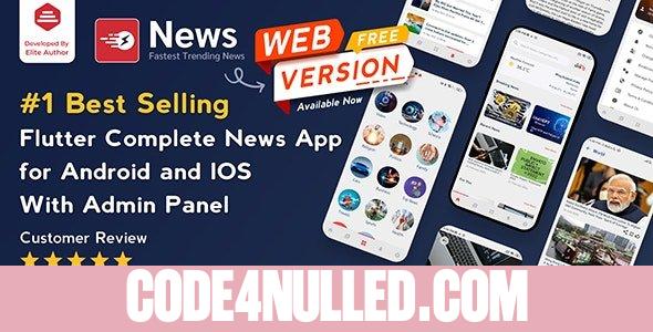 News v3.1.6 - Flutter News App for Android & iOS with Admin Panel - nulled