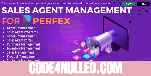 Sales Agent Management module for Perfex CRM v1.0.0