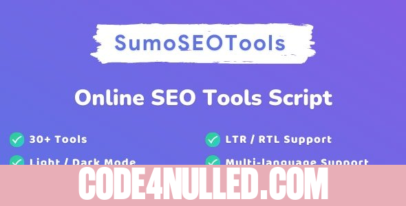 SumoSEOTools v1.0.1 - Online SEO Tools Script - nulled
