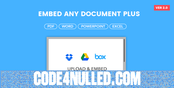 Embed Any Document Plus v2.1.0 - WordPress Plugin