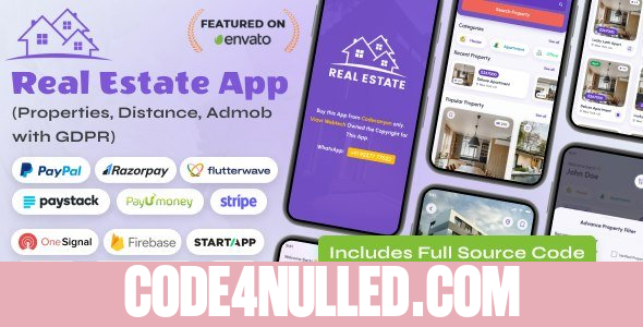 Android Real Estate App (Properties, Distance, Admob with GDPR) - 23 September 2023