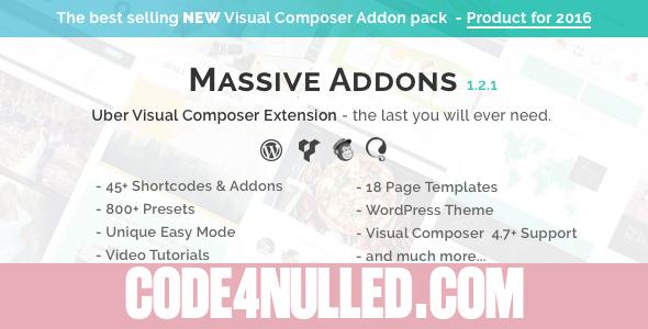 Visual Composer Extensions - Massive Addons v1.2.1