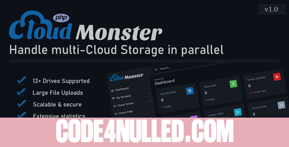 Cloud Monster v1.1 - PHP Script