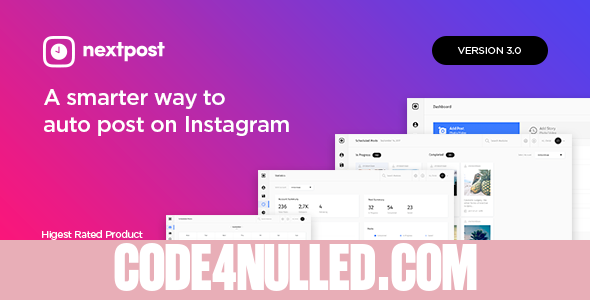 Nextpost Instagram v3.0.5 - Instagram Auto Post & Scheduler