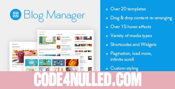 Blog Manager for WordPress v1.24
