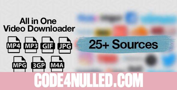 All in One Video Downloader Script v1.11.0 - nulled
