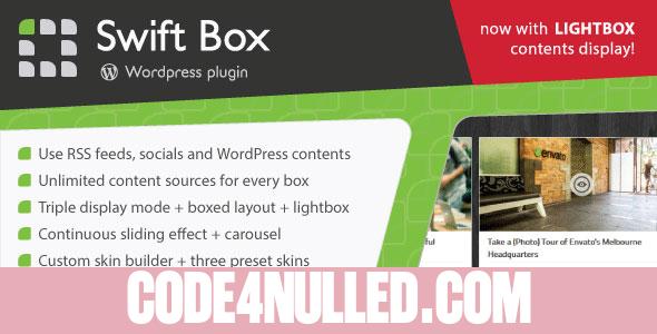 Swift Box v2.211 - Wordpress Contents Slider and Viewer