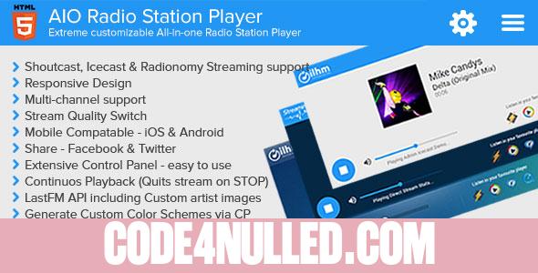 AIO Radio Station Player - Shoutcast and Icecast