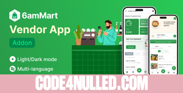 6amMart - Vendor App v3.1