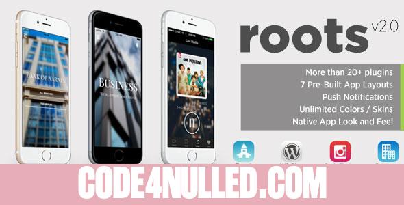 Roots - PhoneGap/Cordova Multi-Purpose Hybrid App