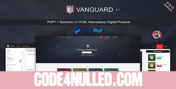 Vanguard v2.1 - Marketplace Digital Products PHP7