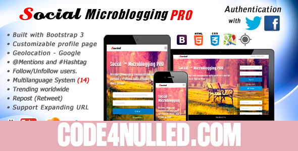 Social Microblogging PRO v1.7.1
