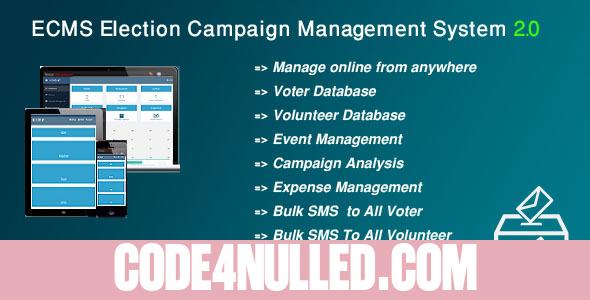 ECMS - Election Campaign Management System