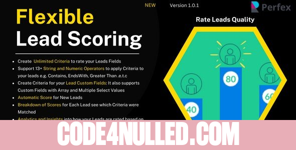 Flexible Lead Scoring and Lead Rating Module for Perfex v1.0.1