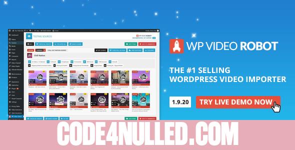 Wordpress Video Robot Plugin v1.12.1
