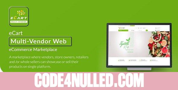 eCart Web v1.0.0 - Multi Vendor eCommerce Marketplace