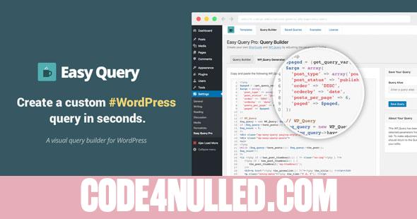 Easy Query Pro v2.3.1.1 - Visual Query Builder Plugin For WordPress