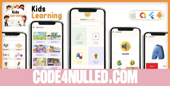 Kids learning App - kids all in one learning flutter app -Flutter Android & iOS App -V2 - v1.0