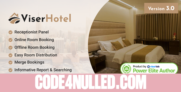 ViserHotel v3.0 - Ultimate Hotel Booking Solution - nulled