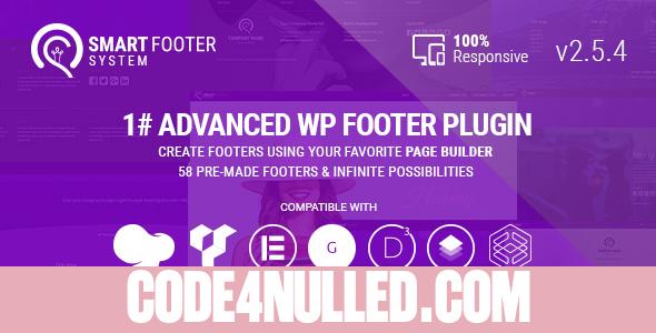 Smart Footer System v2.5.4 - Footer Plugin for Wordpress