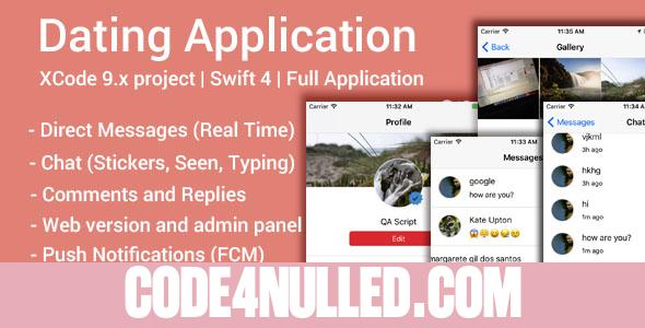 Dating App (iOS App and Website) v1.8 - Swift 4