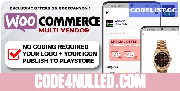 Revo Apps Multi Vendor v4.1.2 - Flutter Marketplace E-Commerce Full App Android iOS - nulled