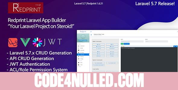 Redprint v1.6.32 - Laravel App Builder CRUD Generator Plus - nulled
