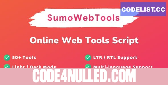 SumoWebTools v1.0.3 - Online Web Tools Script - nulled